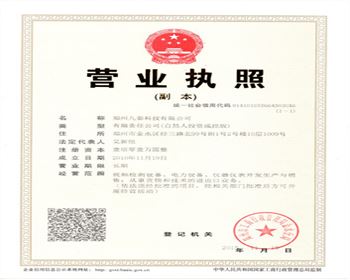 九泰營業(yè)執(zhí)照